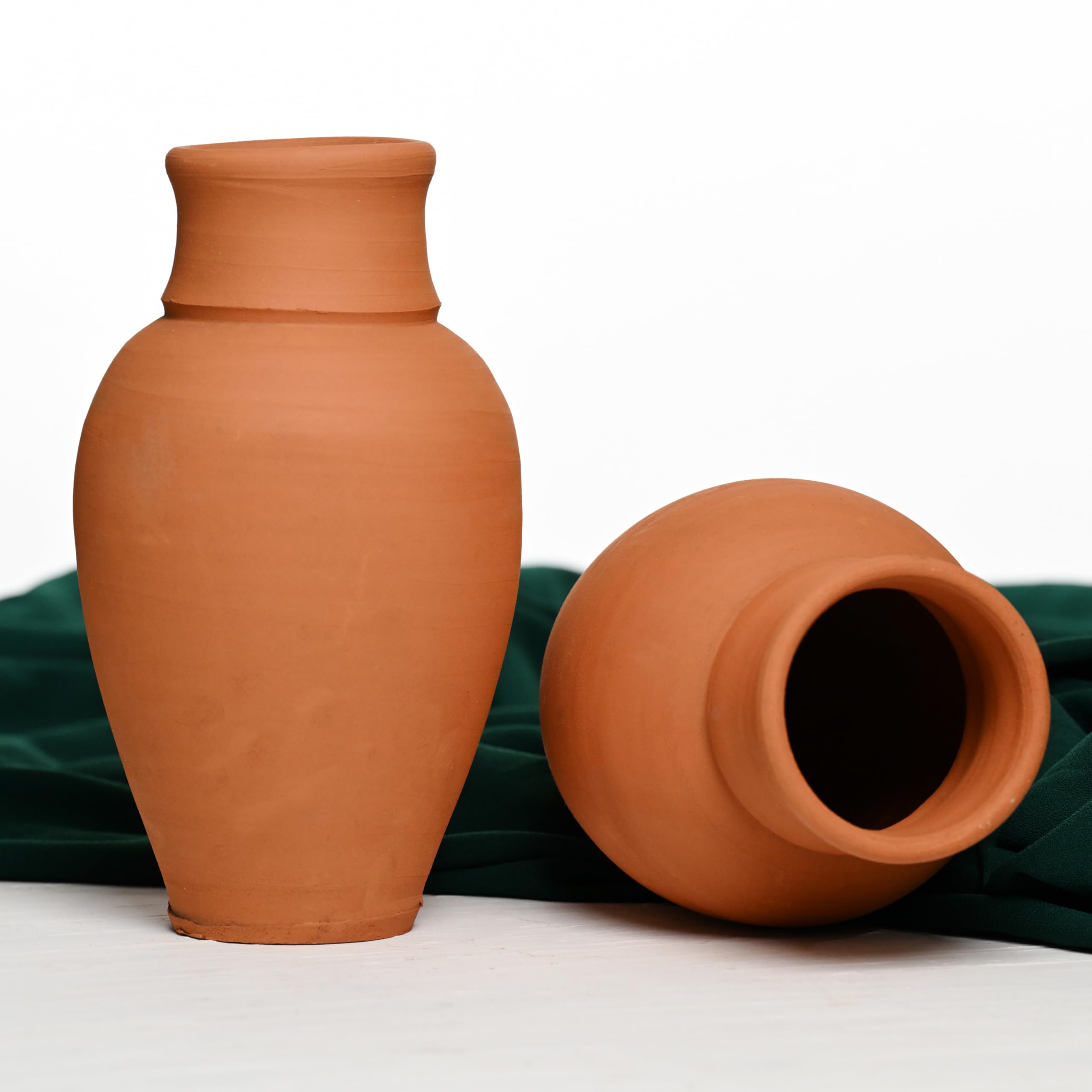 Authentic Handmade Cappadocian Kebab Pot - Traditional Clay Cooking Pot for Slow Cooking, Stews & Turkish Cuisine | Perfect for Home Kitchens, Camping & Outdoor Cooking