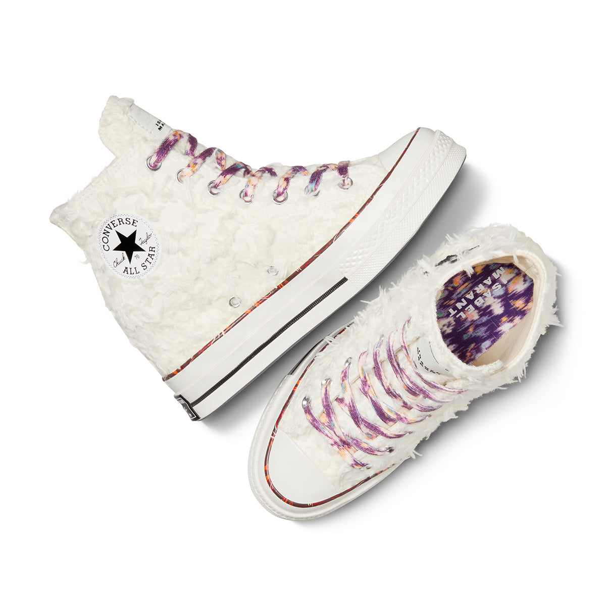 Isabel Marant Women's Chuck 70 Wedge Sneakers in White | Casual & Streetwear Fashion Shoes for Everyday Wear