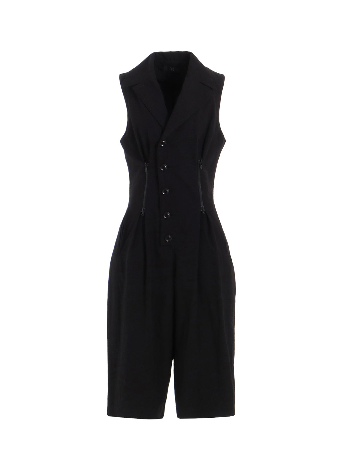 Women's Cotton Linen Zip Front Tucked Jumpsuit | Casual Summer Romper for Beach, Travel & Everyday Wear
