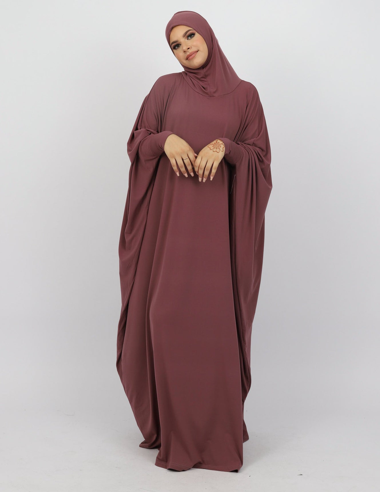 Batwing Maxi Jilbab - Modest Muslim Prayer Dress for Women - Perfect for Prayer, Mosque & Everyday Wear