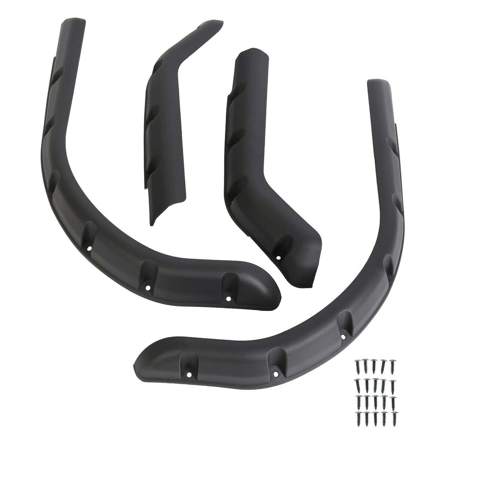 4Pcs Standard Fender Flares Set for 1994-2013 EZGO TXT Golf Cart - Front & Rear Bumper Protection - Perfect for Off-Road, Camping & Golf Course Use