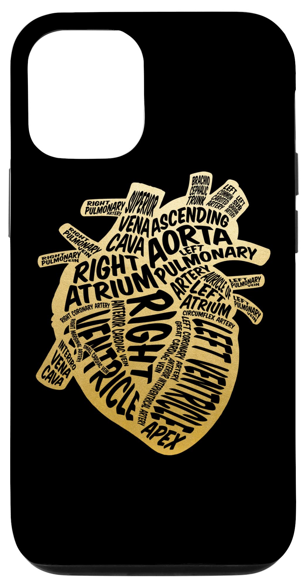iPhone 12/12 Pro Case with Stethoscope Design - Anatomical Heart Phone Cover for Nurses & Medical Professionals - Perfect Gift for Doctors, Students & Healthcare Workers