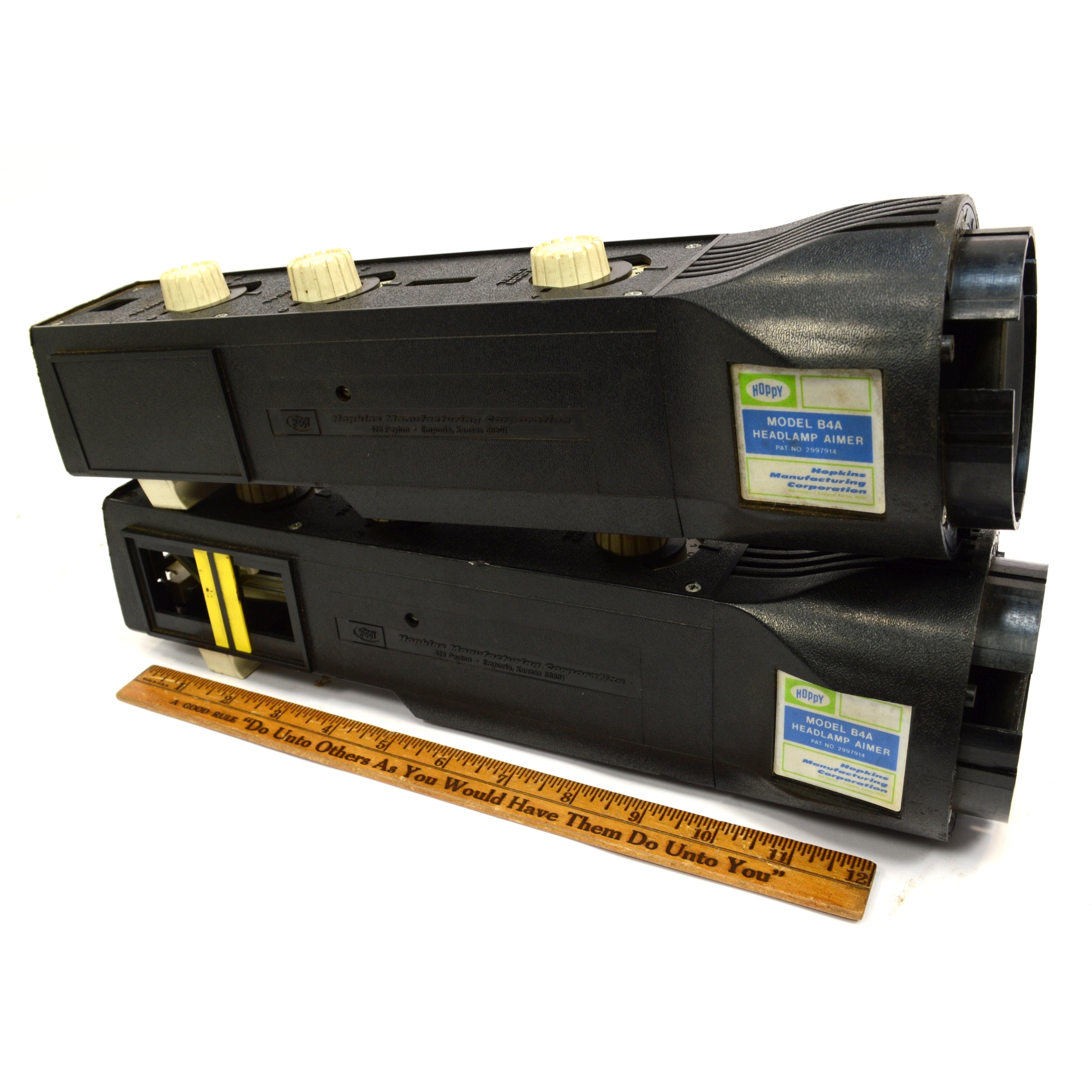 Hopkins Mfg Co. Headlight Aimer Set #B4A - Used Headlamp Service Center Tool for Precise Headlight Alignment | Perfect for Auto Repair Shops & DIY Car Maintenance