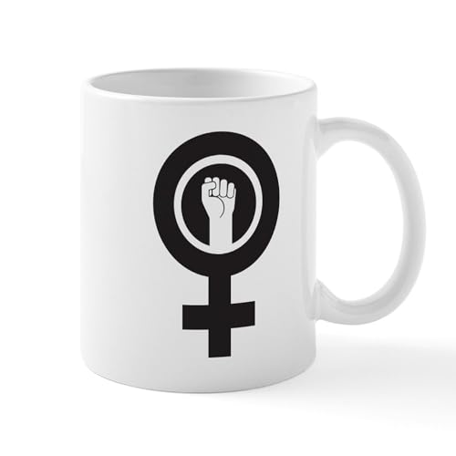 White - Feminist Power Mug