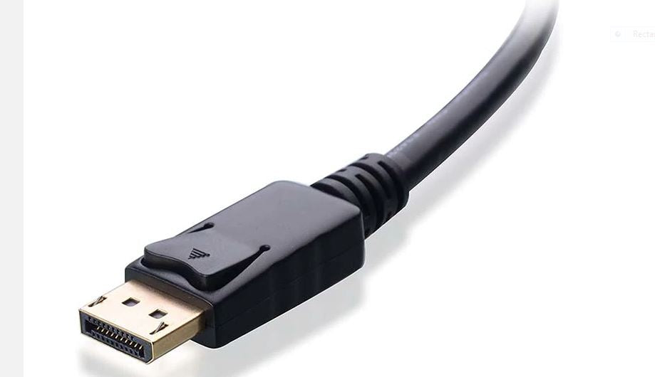 DisplayPort Cable 1.8m (6ft) DP Male to DP Male Gold Plated Connectors - 4K@60Hz, 8K@30Hz, HDR - for Gaming PC, Monitor, Laptop, Projector & Home Theater Setup