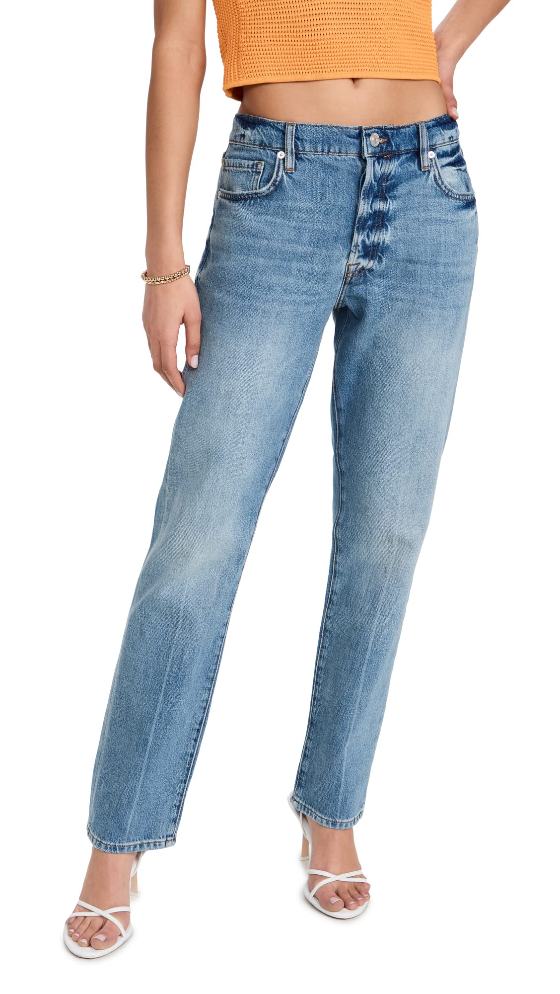 FRAME Women's Le Slouch High-Rise Relaxed Fit Jeans - Stylish & Comfortable for Casual Wear, Weekend Outings & Everyday Fashion