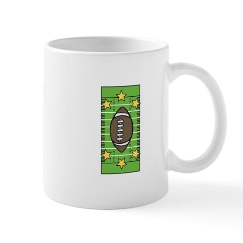 White - Football Field Mugs
