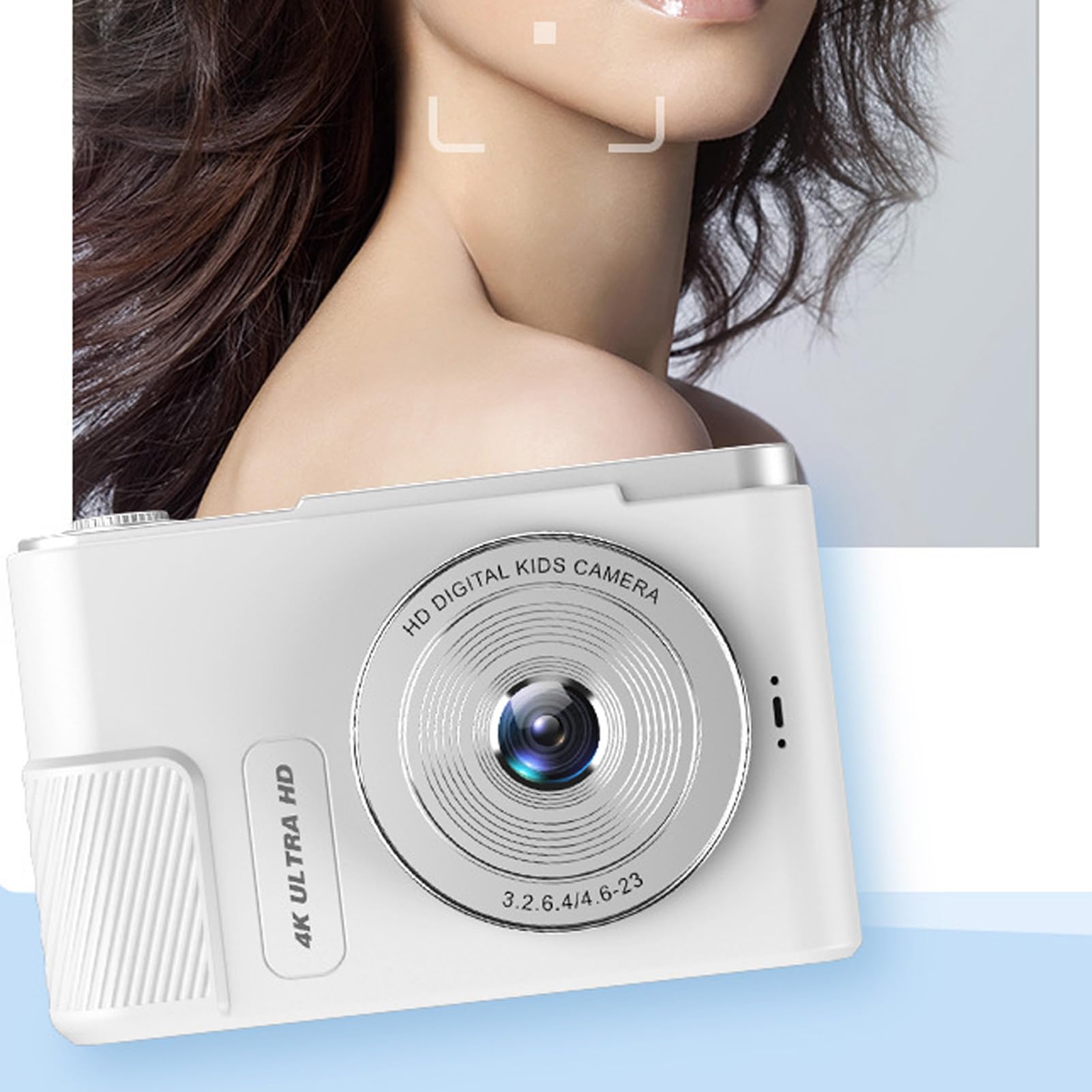 4K Vlogging Camera with Autofocus & Anti-Shake - 48MP Digital Camera, 16X Zoom, 2.4