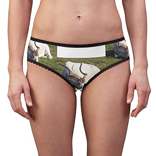 Addax Women's Cotton Briefs - Soft & Comfortable Underwear for Everyday Wear - Funny & Stylish Panties for Work, Gym & Relaxation