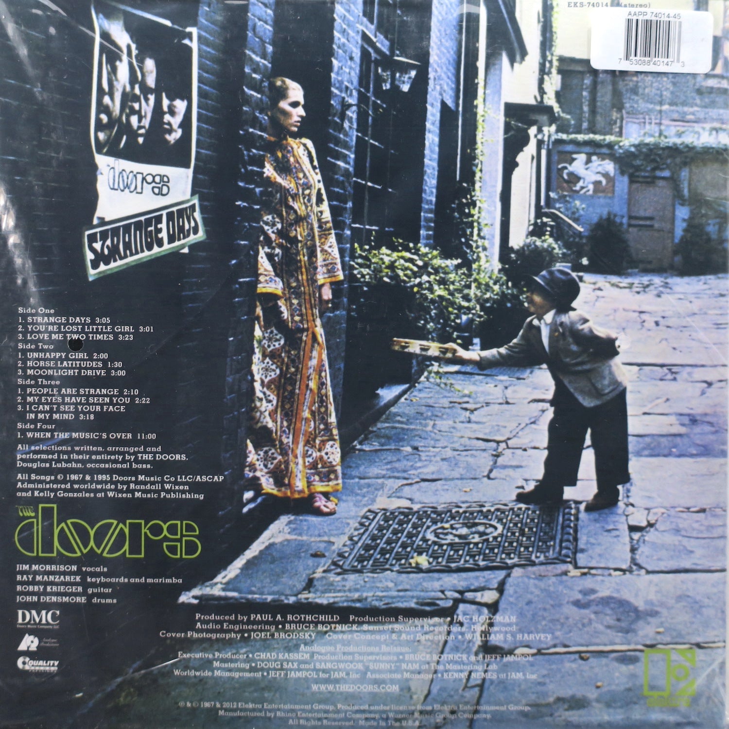 DOORS 'Strange Days' 180g 45rpm Vinyl 2LP Record - Limited Edition High-Quality Audiophile Pressing by Analogue Productions - Perfect for Vinyl Collectors & Music Enthusiasts