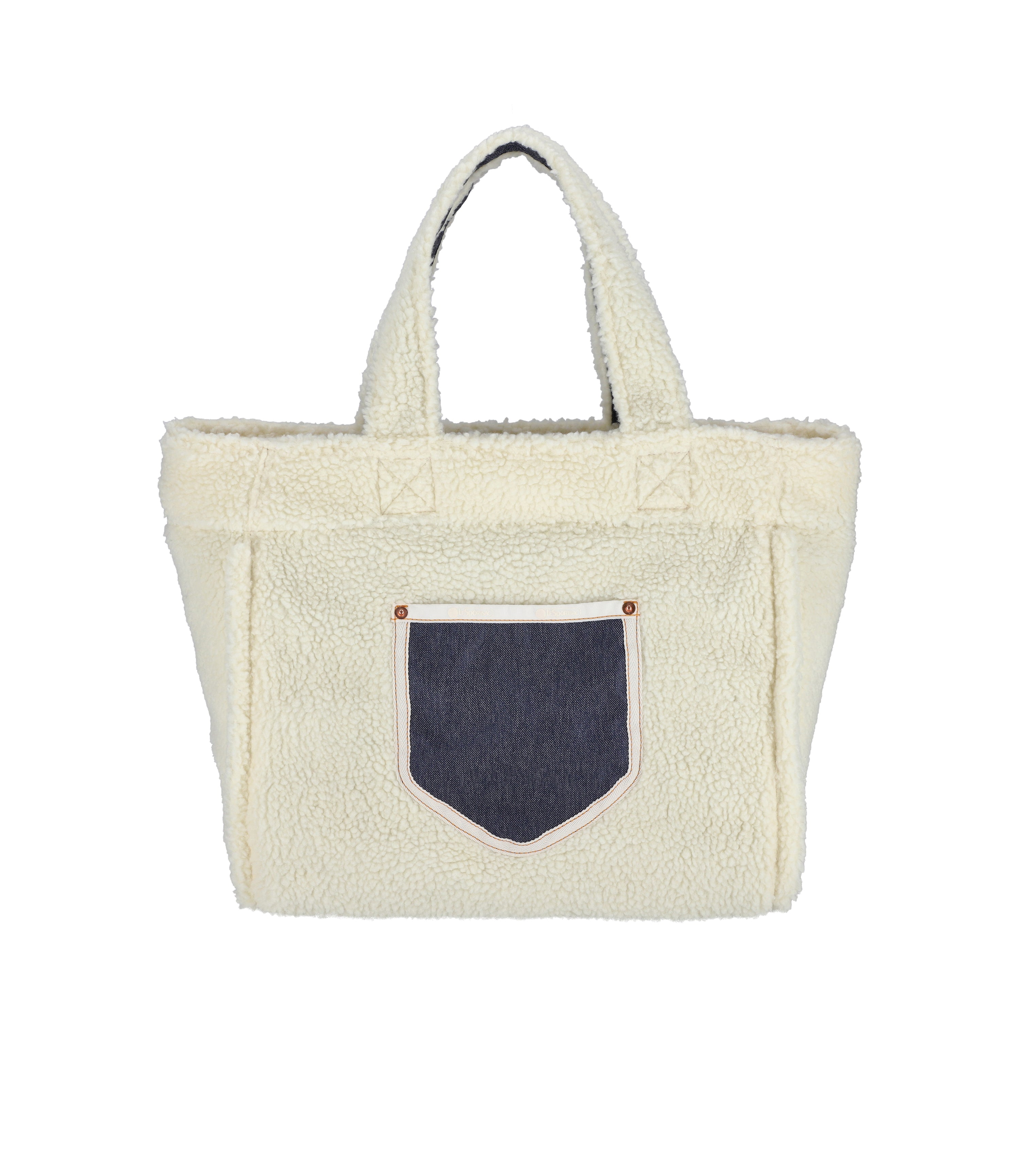 Stylish Two-Way Denim Tote Bag for Women - Reversible Shoulder & Handbag - Perfect for Shopping, Work & Travel