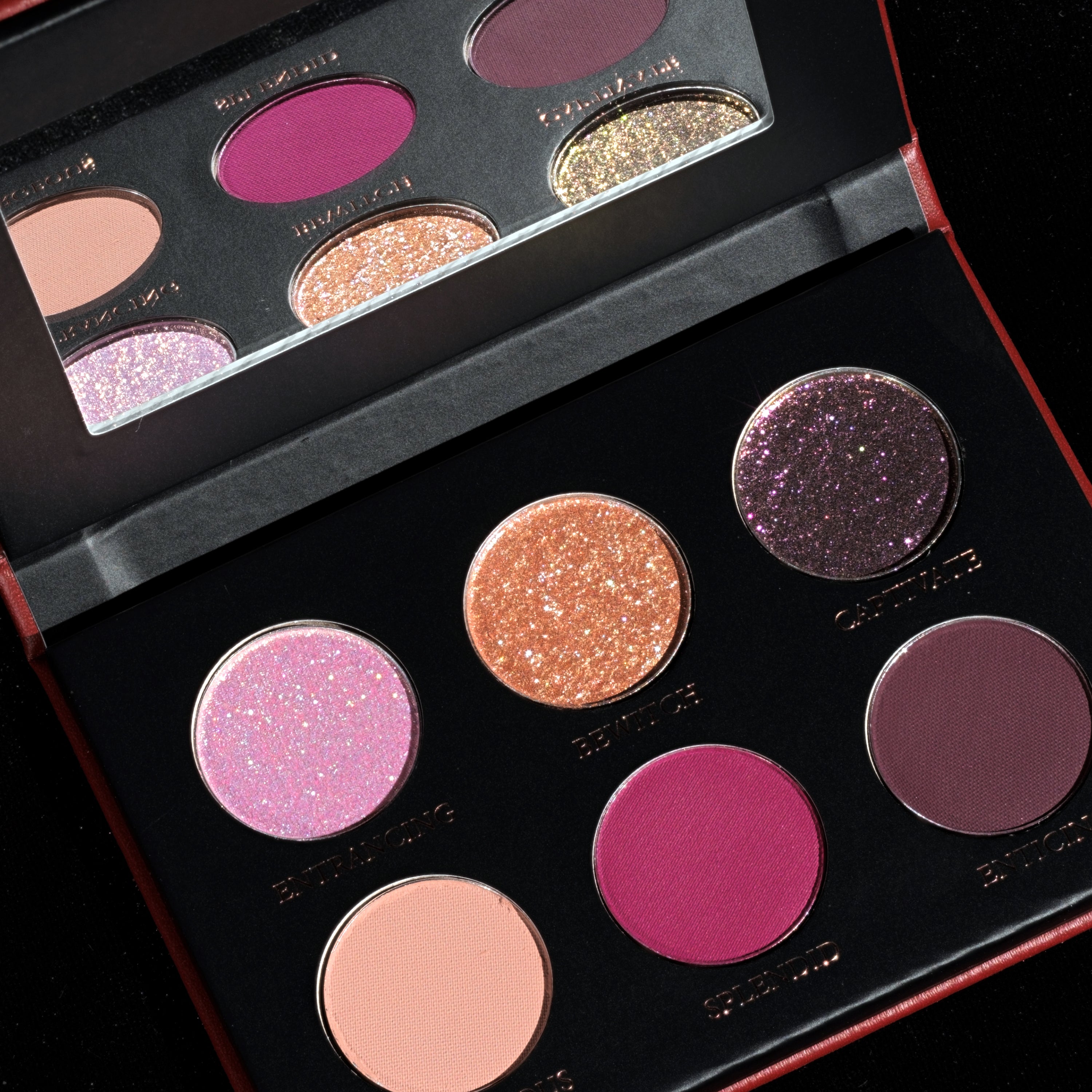 Entrancing Eyes Mini Eyeshadow Palette - 12 Pigmented Matte & Shimmer Shades for Day & Night Makeup Looks | Perfect for Parties, Weddings & Everyday Glam