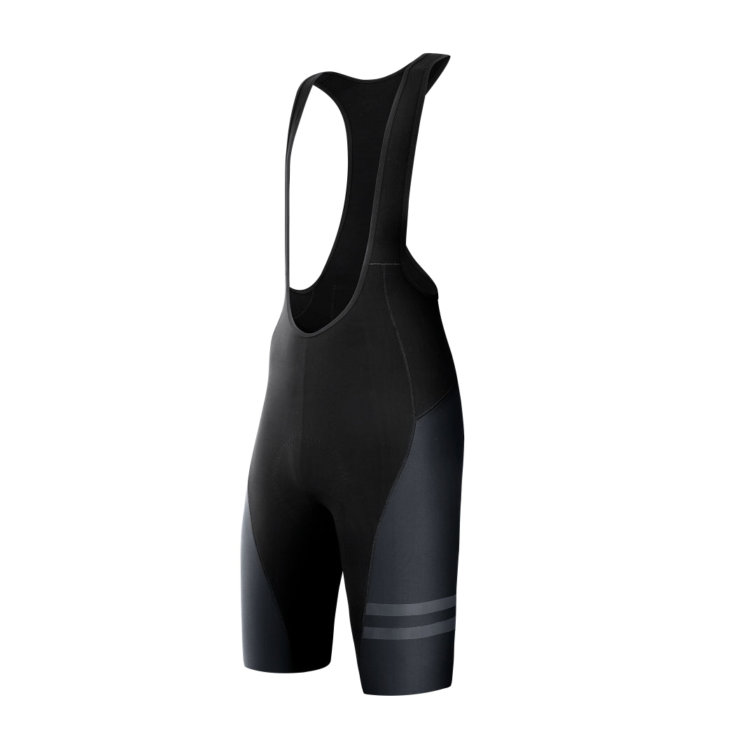 SKINS Black Women's Bib Shorts - High Performance Cycling Shorts for Women - Perfect for Road Biking, Mountain Biking & Triathlon Training