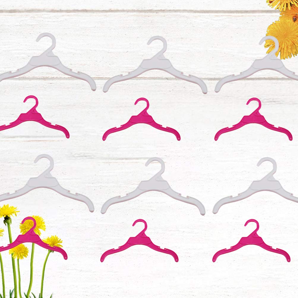 Balacoo 10pcs Dog Clothes Hangers - Durable Pet Cloth Hangers for Kids & Pet Supplies, Perfect for Organizing Pet Wardrobes at Home