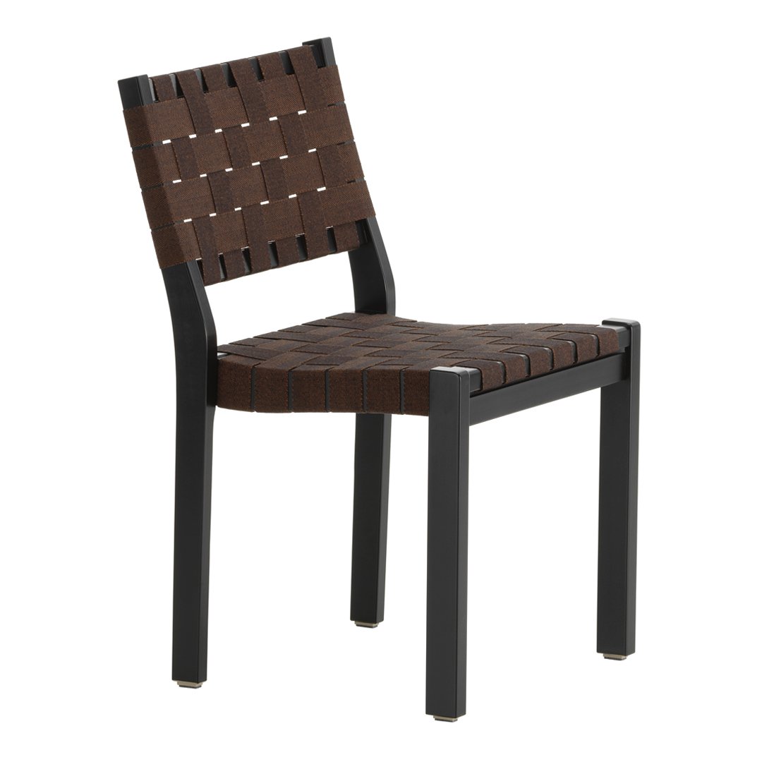 Artek 611 Chair by Alvar Aalto - Mid-Century Modern Wooden Dining Chair for Home, Office & Restaurant Use