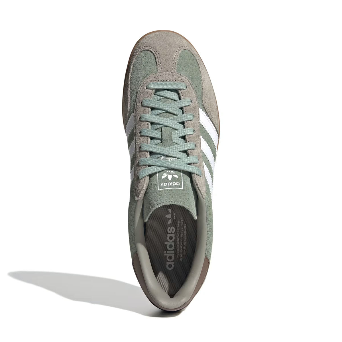 Gazelle Indoor Running Shoes 'Silver Pebble Silver Green' - Lightweight & Breathable for Women's Jogging, Gym Workouts & Casual Wear