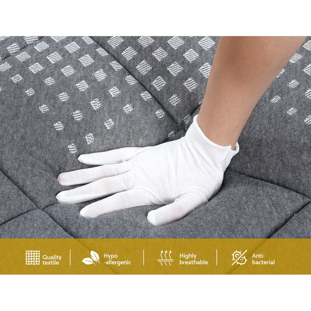 Ella Series Pillow Top Mattress 18CM Thick Queen Size - Premium Comfort for Side Sleepers & Back Pain Relief, Perfect for Master Bedroom & Guest Room