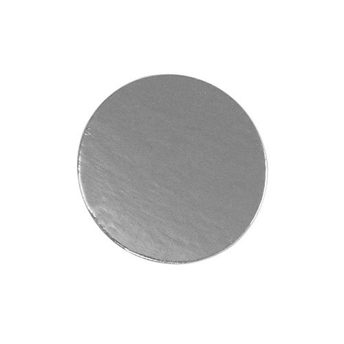 500pcs 4 Inch Round Silver Mono Board - Bulk Disposable Plates for Parties, Weddings & Events