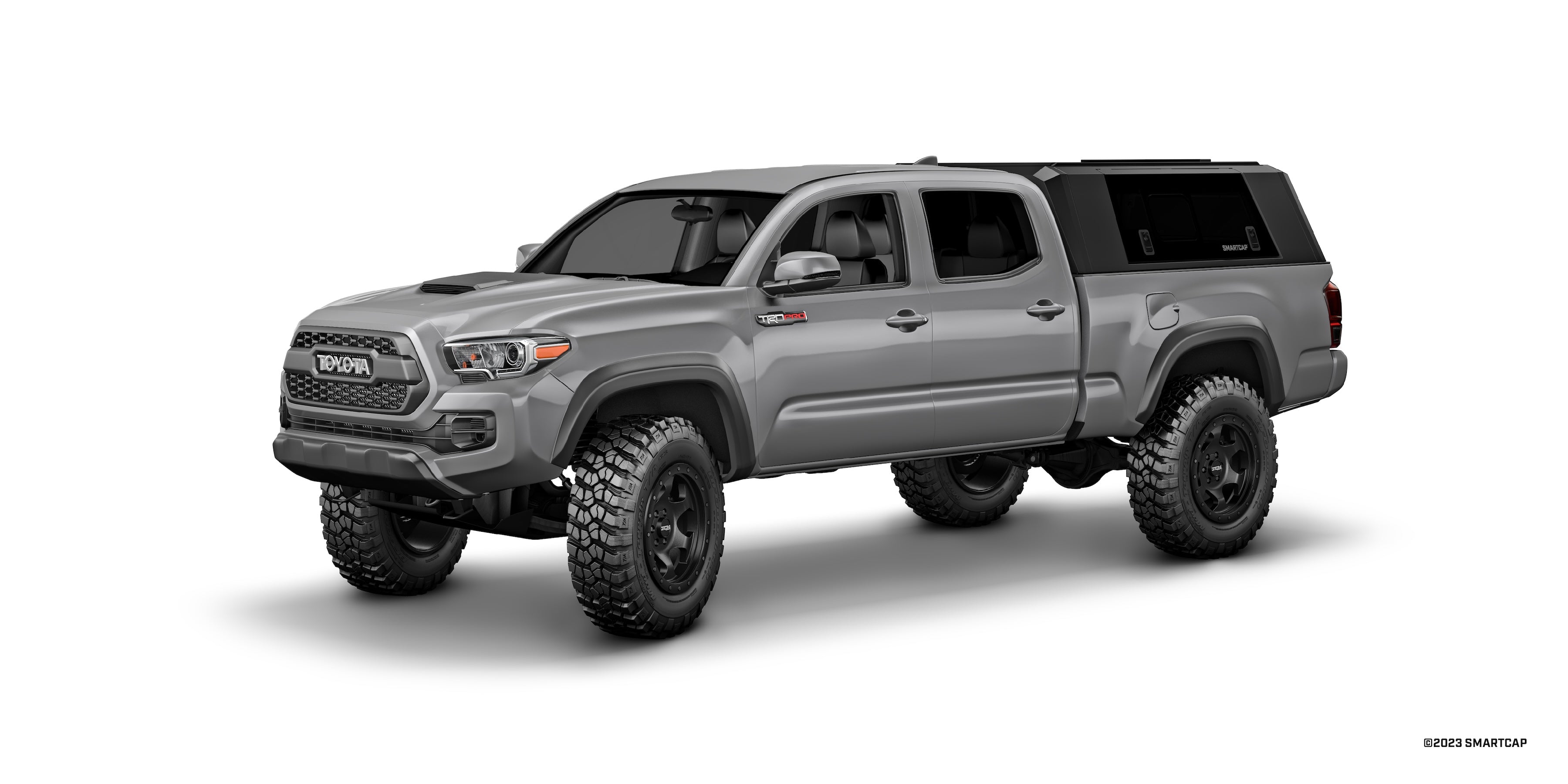 SmartCap EVO Sport Truck Bed Cap for 2016-2023 Toyota Tacoma 6' Standard Bed | Durable Tonneau Cover for Camping & Outdoor Adventures