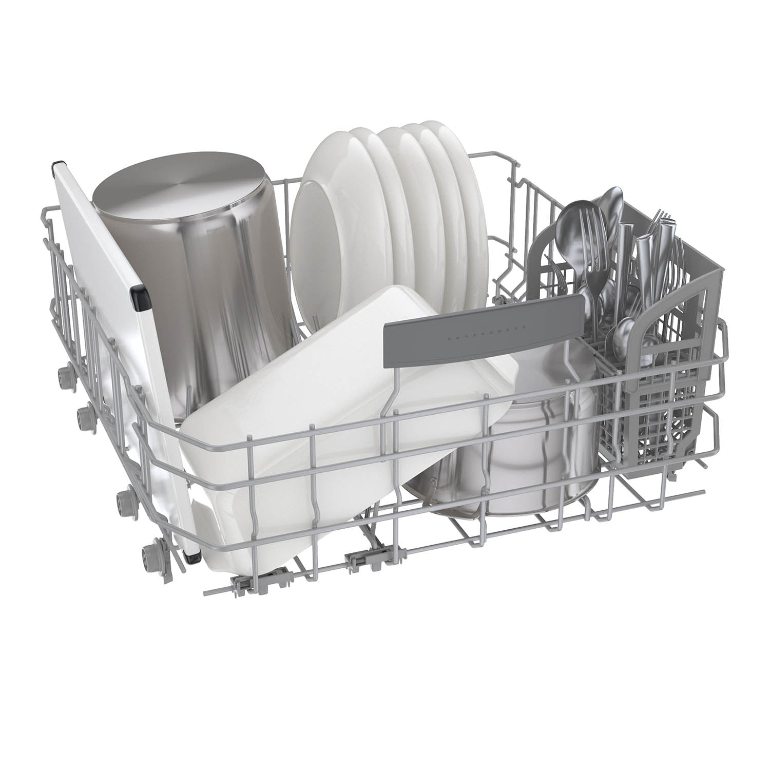 Bosch 800 Series 24 Inch Smart Dishwasher with Home Connect - Stainless Steel, Third Rack, SHX78CM4N - Perfect for Modern Kitchens & Large Families