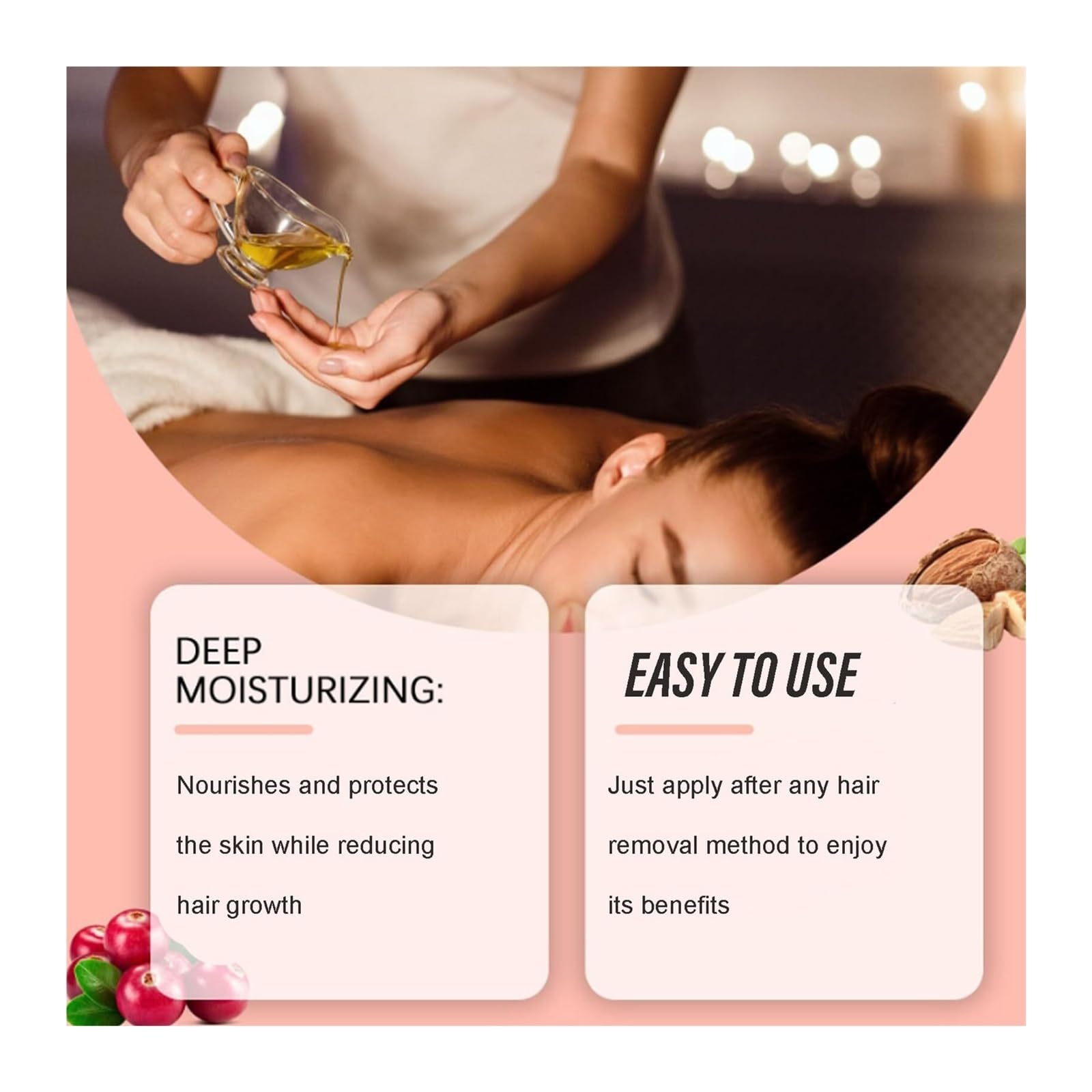 Rotundus Oil for Hair Removal - Natural Essential Oil with Dropper for Smooth Skin Care & DIY Beauty Treatments