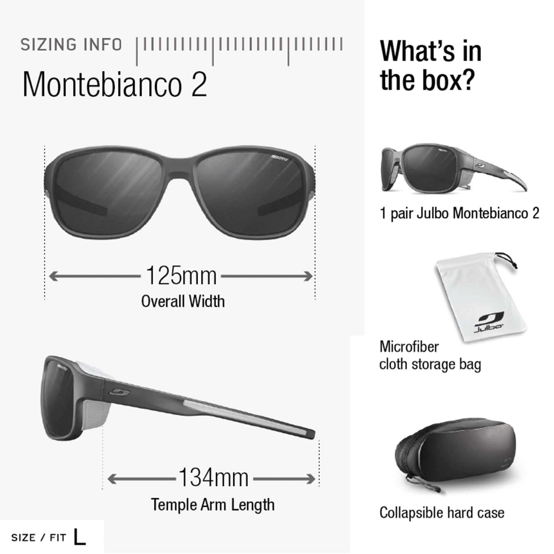 Julbo Men's Sunglasses - Polarized UV Protection for Outdoor Sports & Hiking - Stylish Lightweight Frame for Running, Cycling & Travel