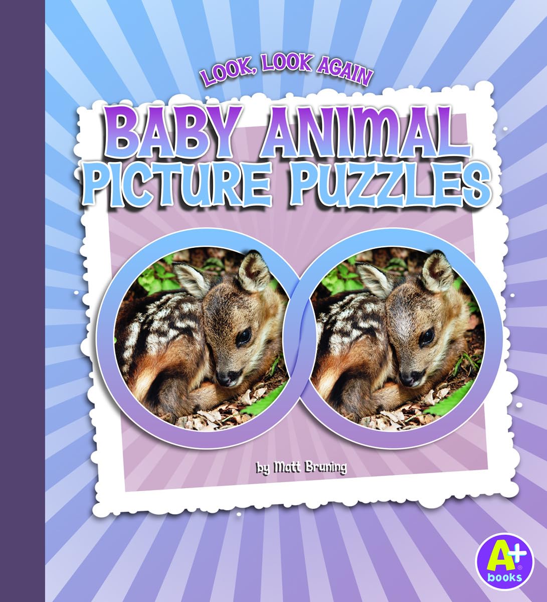 Baby Animal Picture Puzzles - Look, Look Again Book | Educational Toddler Learning Toys | Fun Animal Recognition Game for Preschool Kids | Perfect for Early Childhood Development & Classroom Activities