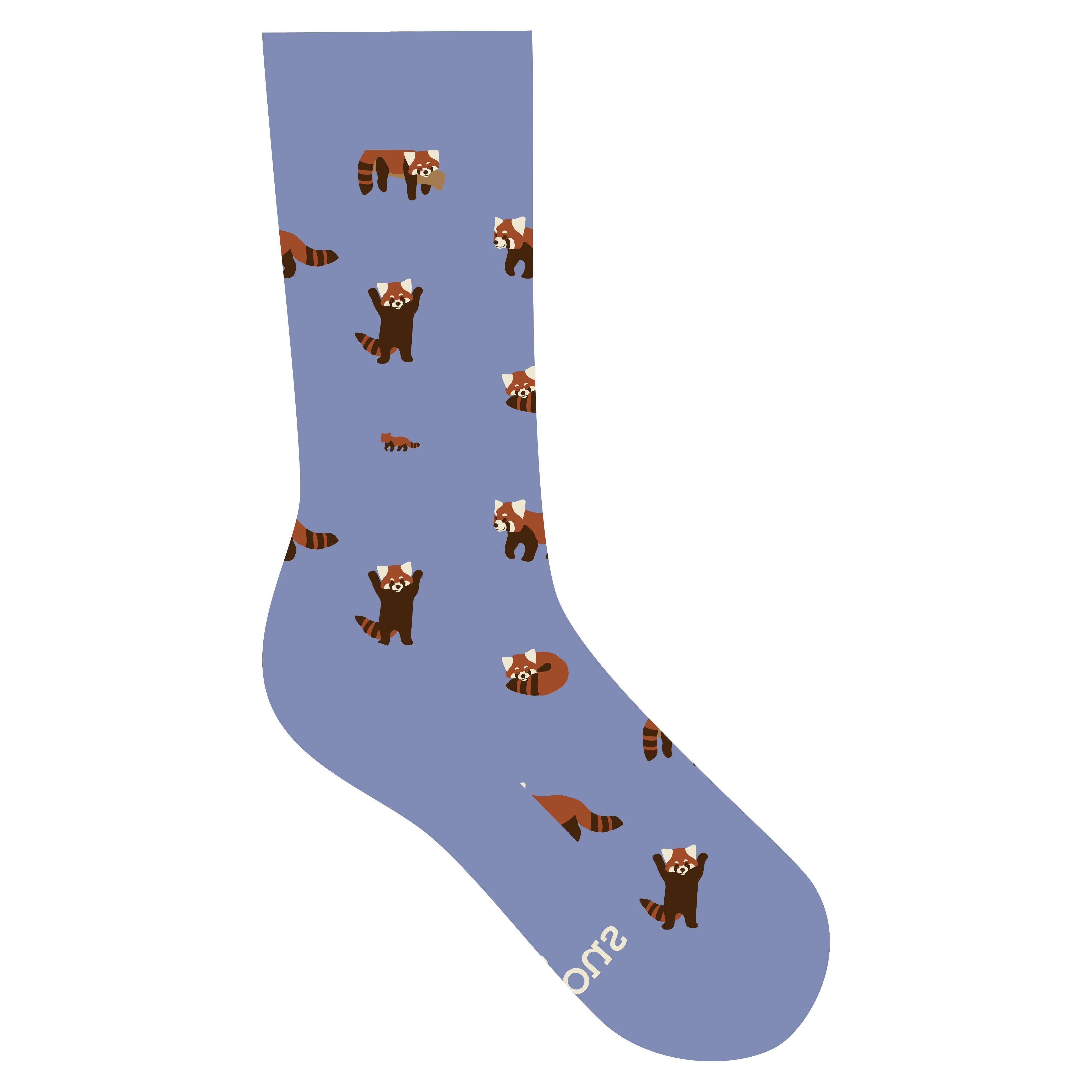 Eco-Friendly Bamboo Socks Supporting Red Panda Conservation - Soft & Breathable for Hiking, Yoga & Everyday Wear
