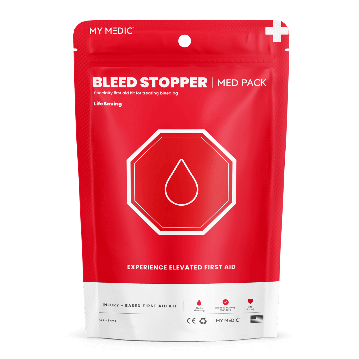 Med Pack Bleed Stopper - Premium First Aid Trauma Kit for Hemorrhage Control | Emergency Wound Care for Outdoor, Camping & Survival Situations
