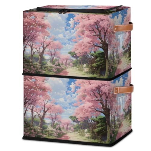 Blooming Cherry Trees