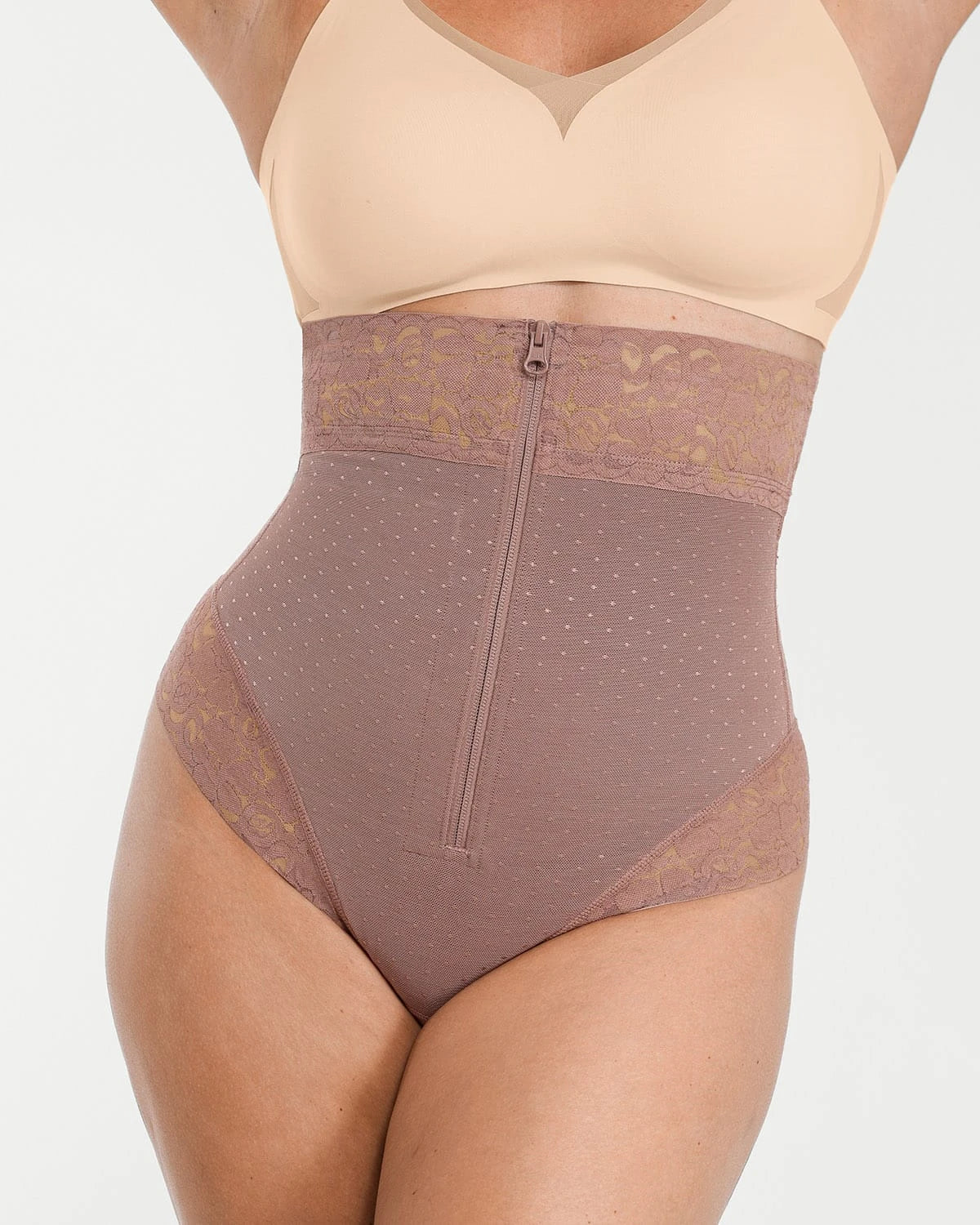 AirSlim® Mid Rise Polka Dot Shaping Panty - High Waist Tummy Control Underwear for Women | Perfect for Everyday Wear, Workouts & Special Occasions