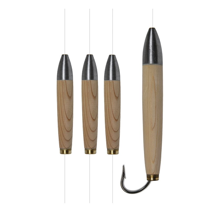Premium Ahi Cedar Plug Chains for Saltwater Fishing - Durable Trolling Lures for Tuna, Mahi Mahi & Marlin - Perfect for Offshore & Deep Sea Fishing Adventures