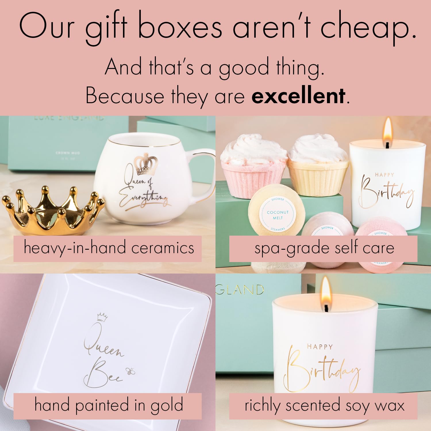 Luxury 21st Birthday Gift Baskets for Women - Elegant British-Designed Present for Her | Perfect Birthday Gift for Best Friend, Sister or Daughter | Ideal for Milestone Celebrations, Graduation Gifts & Special Occasions