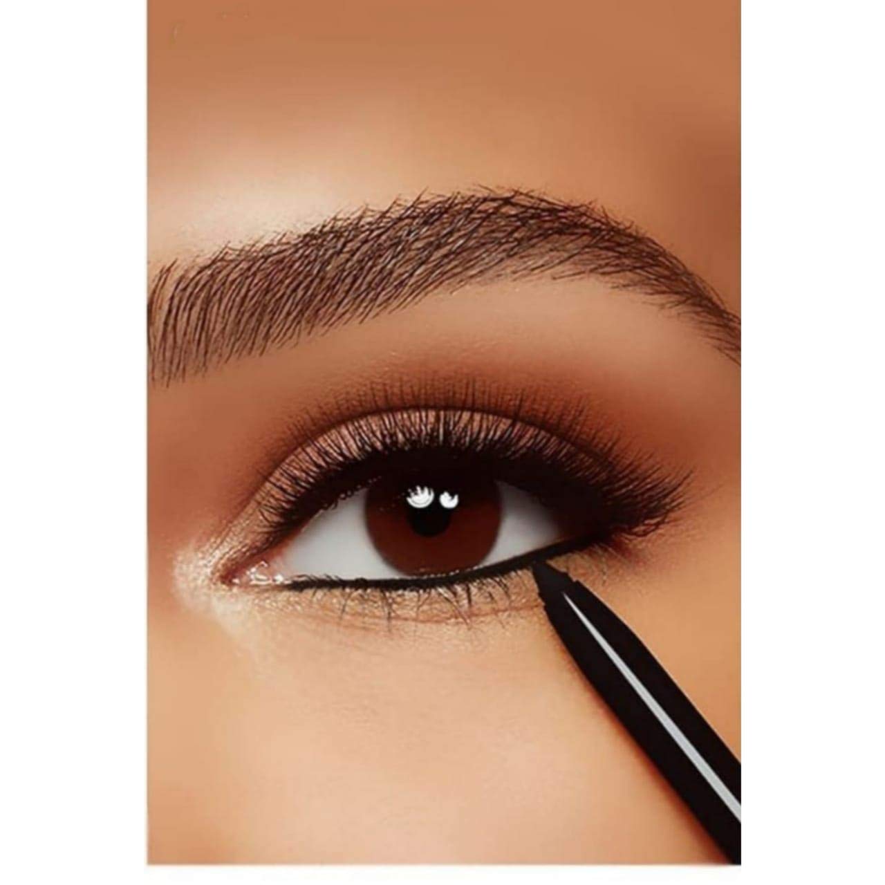 Waterproof Eye Makeup Kit - Professional Eyeliner, Mascara, Eyebrow Pencil & Kajal with Sketch Eyeliner + Strawberry Lip Balm (6-Piece Set) | Perfect for Daily Makeup, Party Looks & Travel Essentials