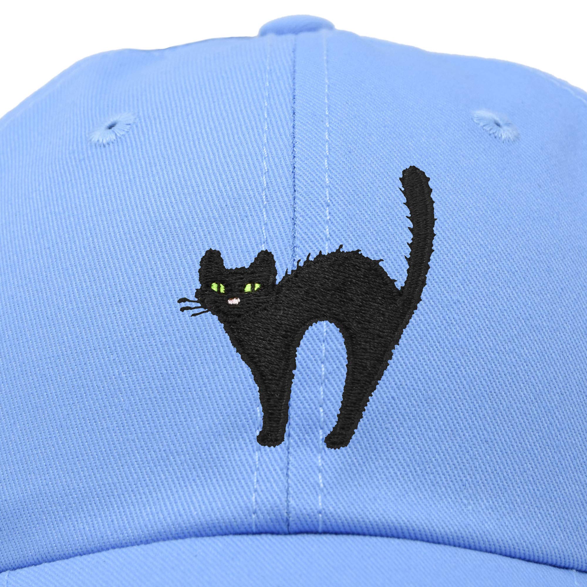 Black Cat Baseball Cap for Women - Cute Halloween Hat with Ears - Perfect for Costume Parties, Trick or Treating & Spooky Outfits