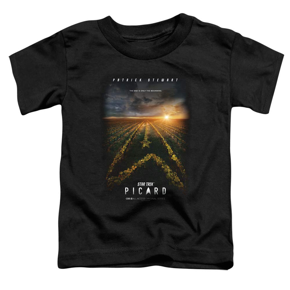 Star Trek Picard Poster Unisex Toddler T-Shirt for Boys & Girls - Cute Kids' TV Show Tee for Birthday & Cosplay