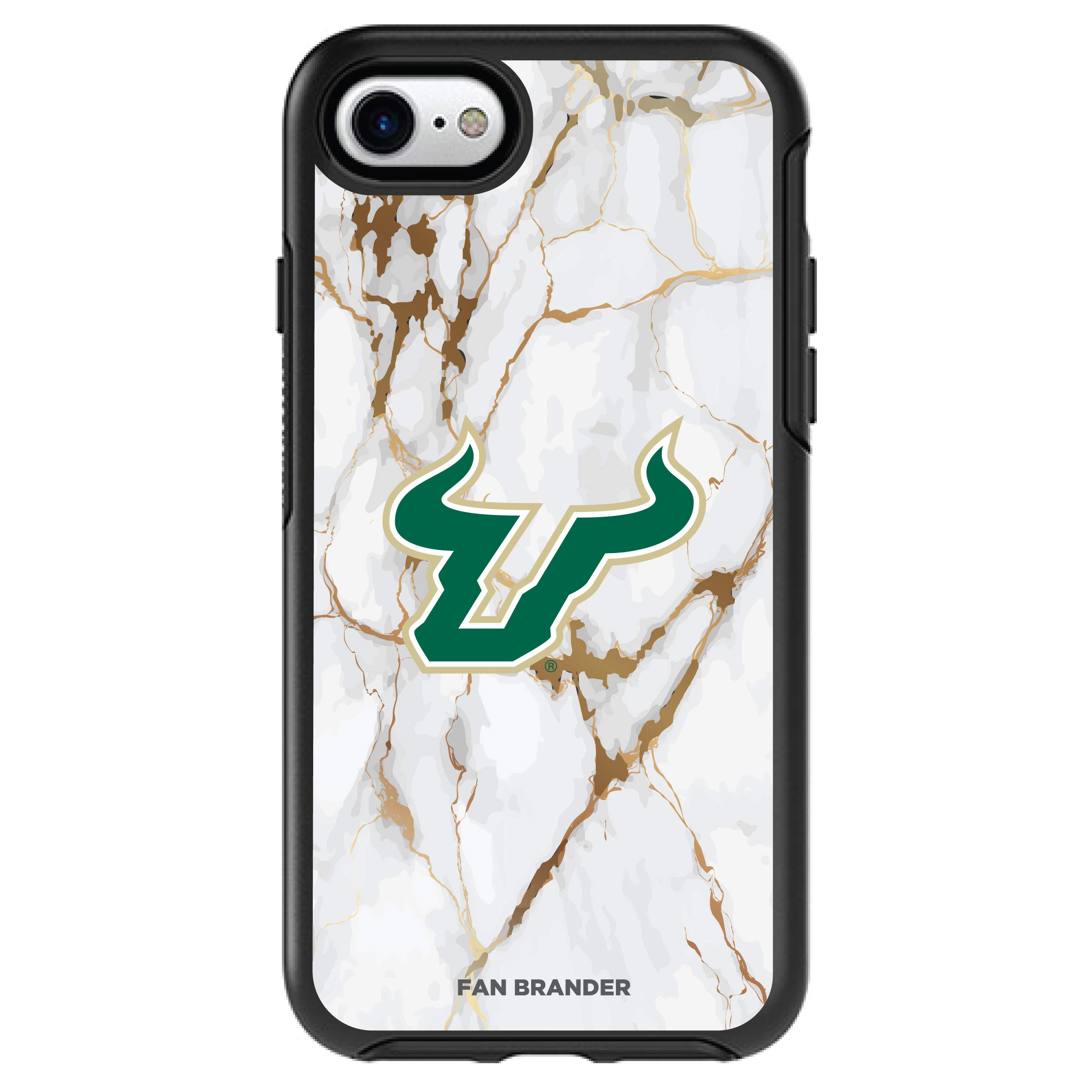 NCAA OtterBox Symmetry iPhone Case - White Marble Design for Apple iPhone | Durable Protection