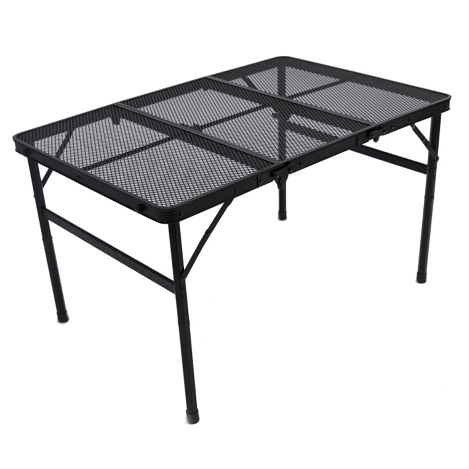 Ultralight Portable Folding Camping Table - Aluminum Mesh Outdoor Table with High Temperature Resistance | Durable & Foldable for Beach, Picnic, Backpacking & Tailgating