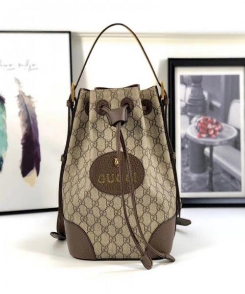 Gucci GG Supreme Backpack for Women & Men - Luxury Designer Backpack with Signature Monogram - Perfect for Travel, Work & School