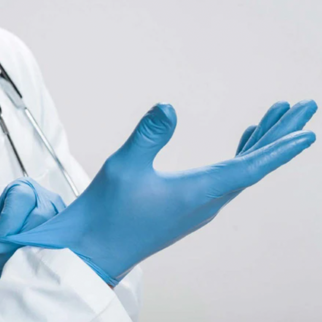 Saniflex Nitrile Exam Gloves - Disposable, Powder-Free, Latex-Free - Ideal for Medical, Dental, Food Service & Cleaning Use
