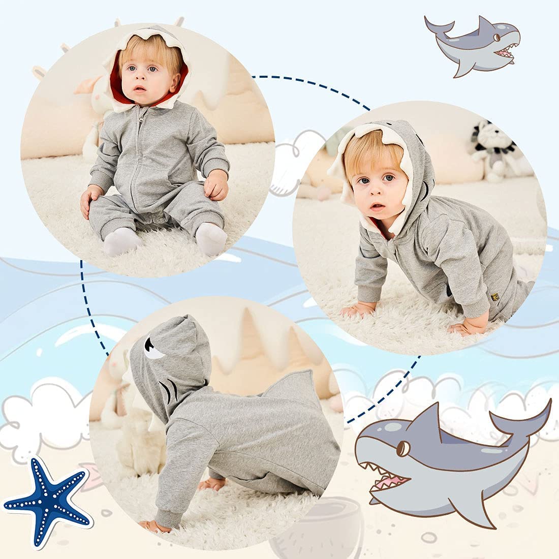 Baby Shark 3D Costume for Toddlers - Fun Dress-Up for Boys & Girls