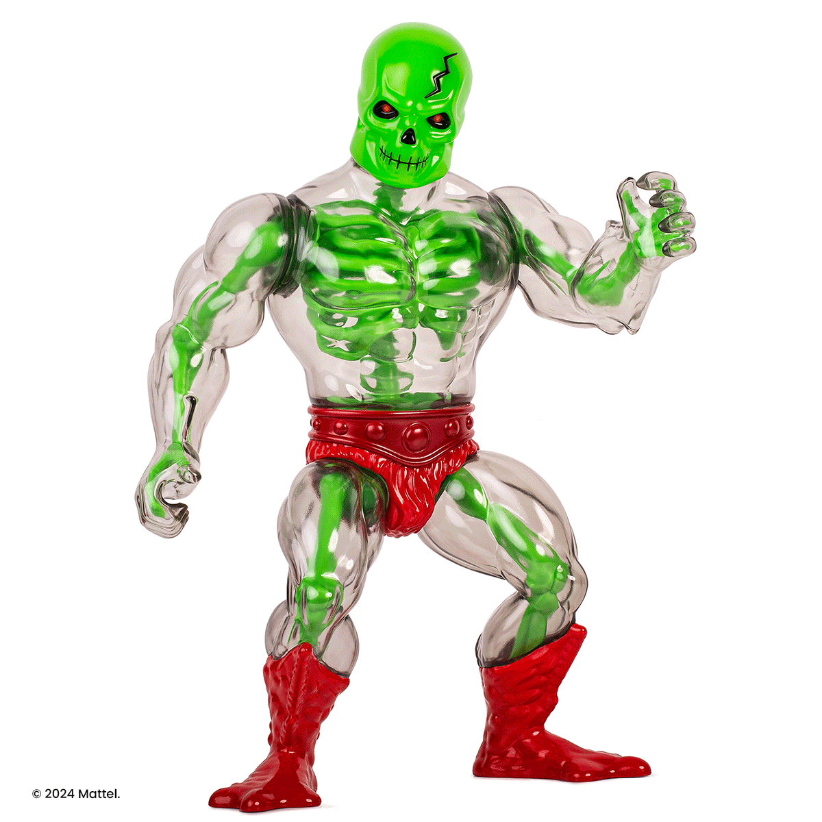 Masters of the Universe Scareglow Soft Vinyl Figure - Necromancer Variant Collectible Toy | Perfect for Display, Gift Giving & He-Man Fans Collection