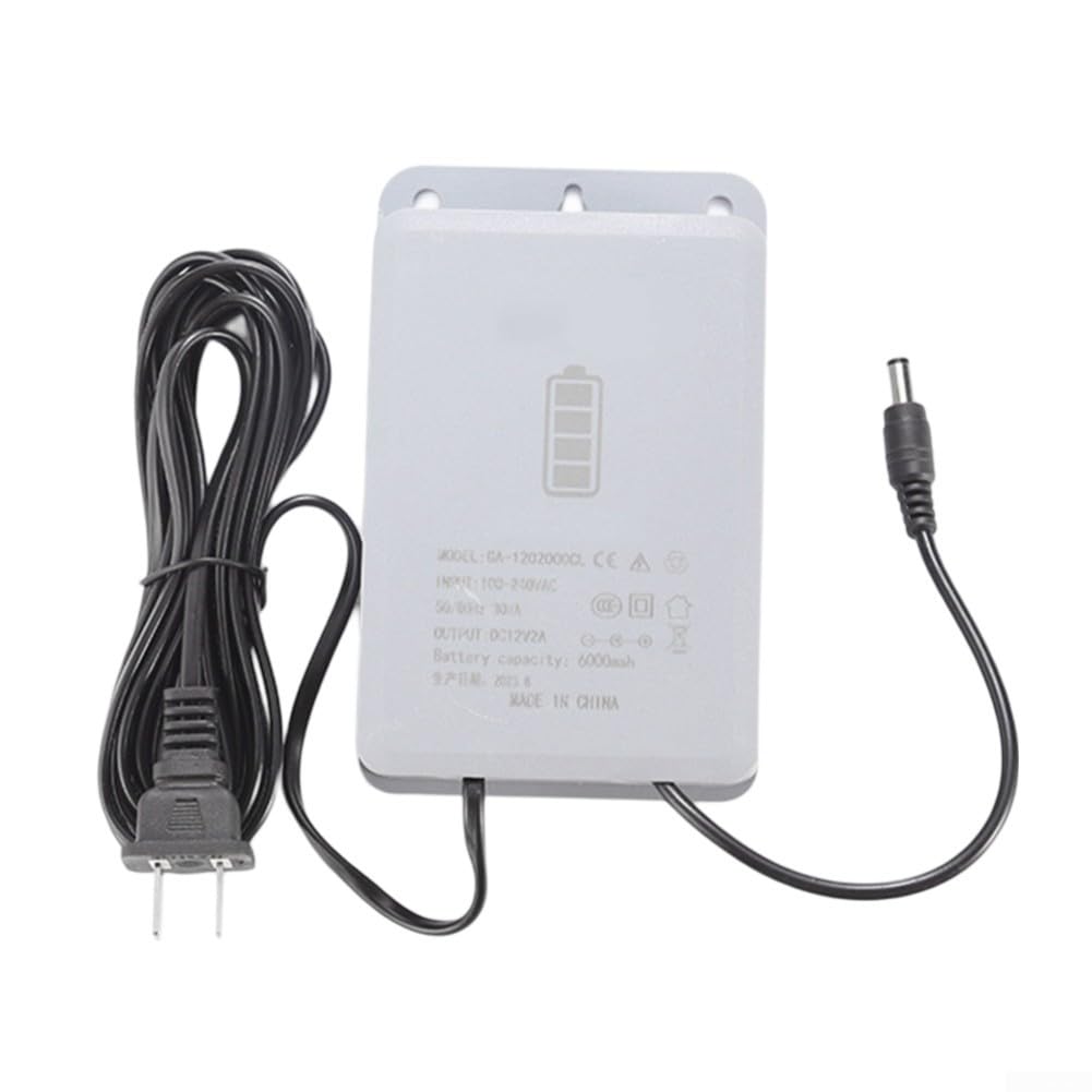 12V 2A Uninterruptible Power Adapter for Outdoor Security Cameras - Weatherproof DC Power Supply with Backup Battery - Ideal for Home Surveillance & CCTV Systems