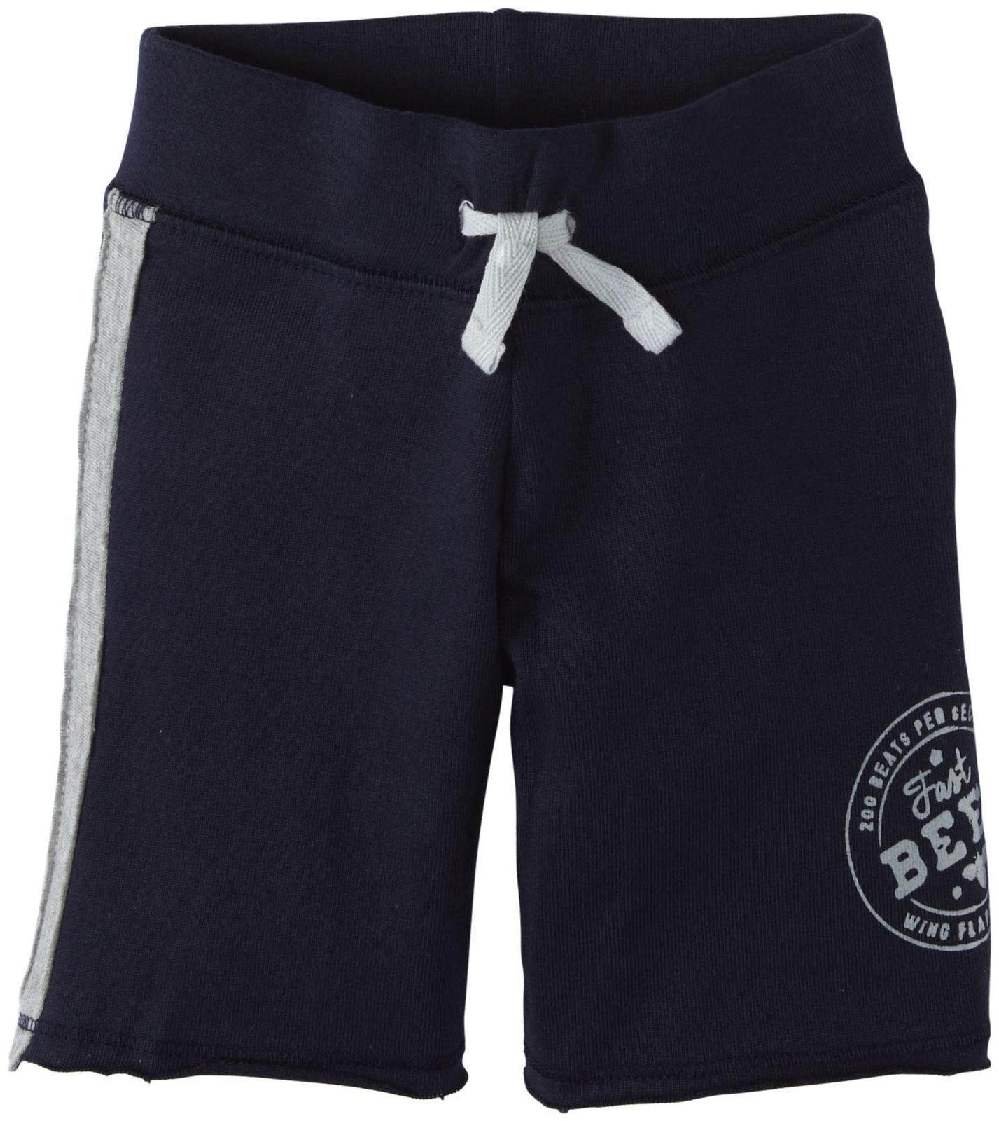 Burt's Bees Baby Boys' Racing Stripe Shorts - Soft Organic Cotton Toddler Shorts for Playtime & Outdoor Adventures (Olive Sprig, 12-24 Months)