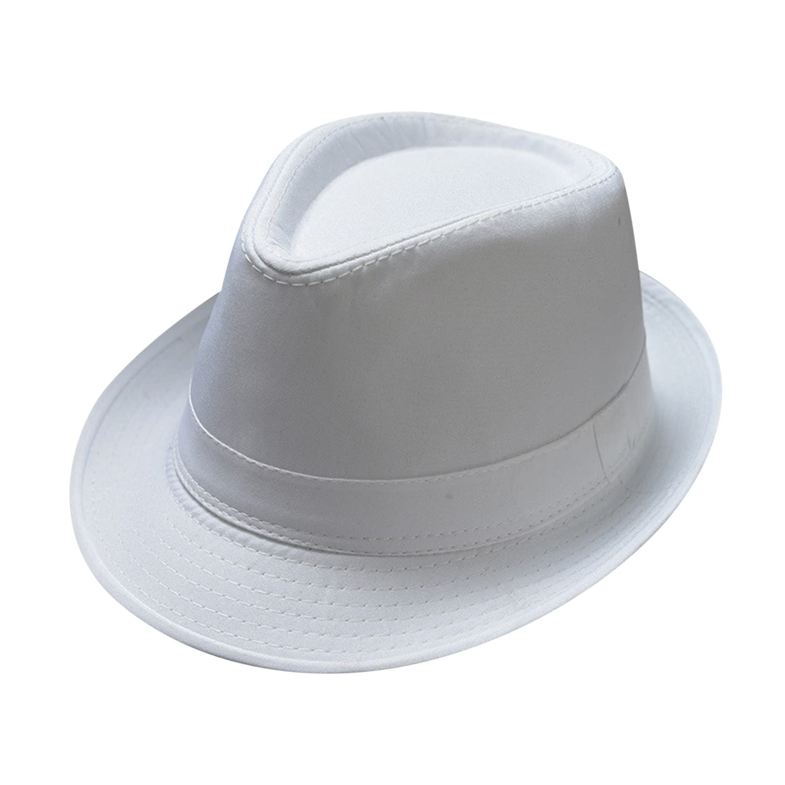 British Style Unisex Solid Color Jazz Sun Hat for Men & Women - Perfect for Outdoor, Beach, and Music Festivals
