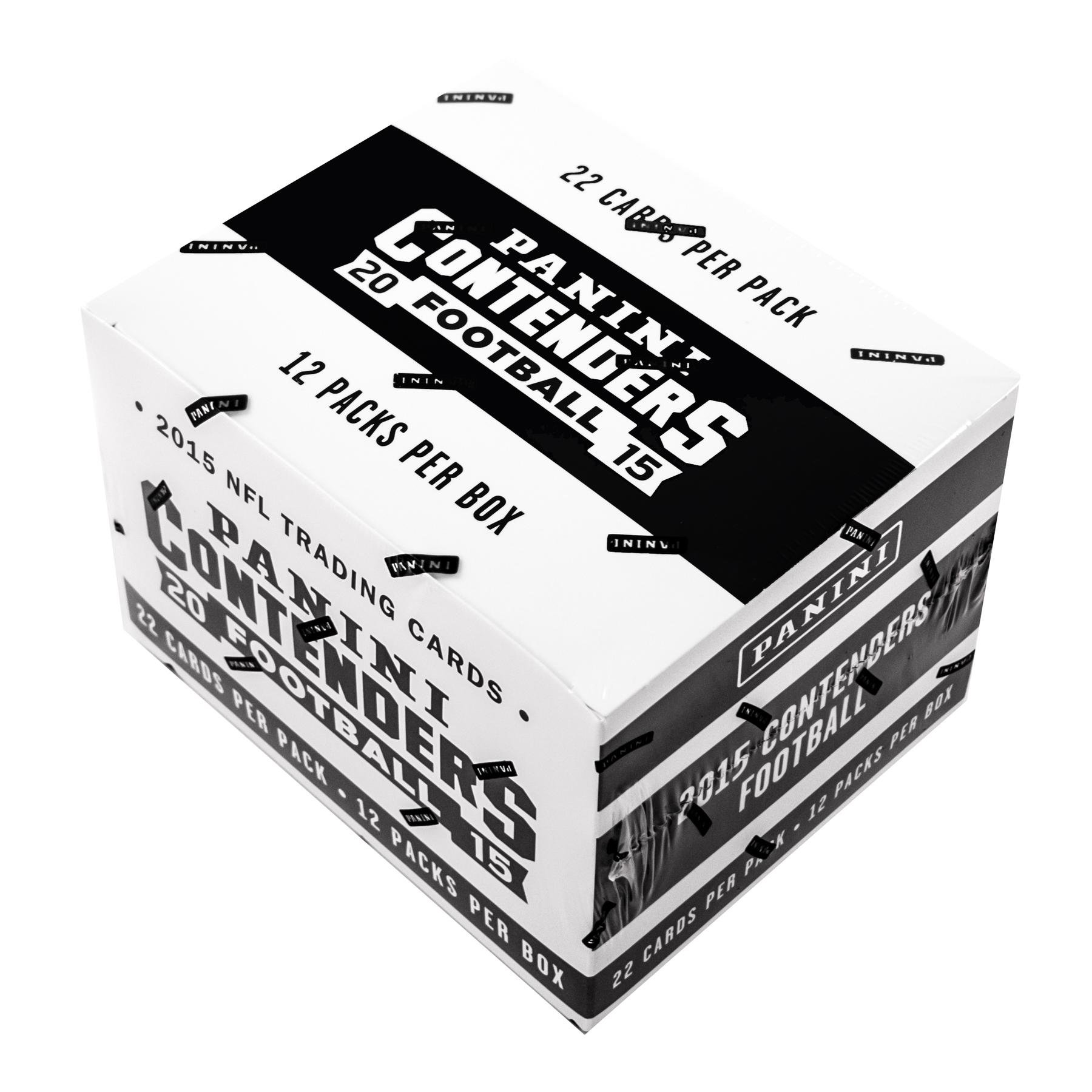 2015 Panini Contenders Football Fat Pack Box - 24 Packs with Autograph & Memorabilia Cards - Perfect for NFL Collectors & Fantasy Football Fans (Game Day, Trading, Display)