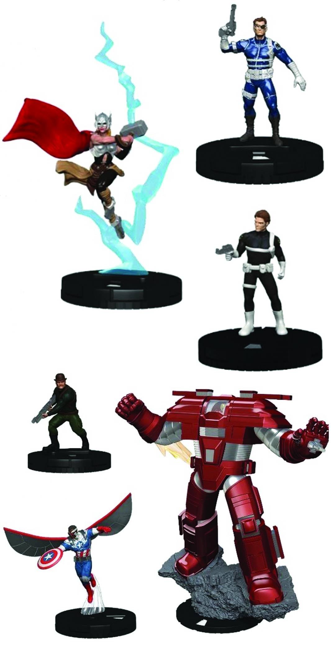 Marvel HeroClix: Nick Fury Agent of Shield 10-Count Booster Brick | Collectible Strategy Game for Marvel Fans | Perfect for Game Nights & Comic Conventions
