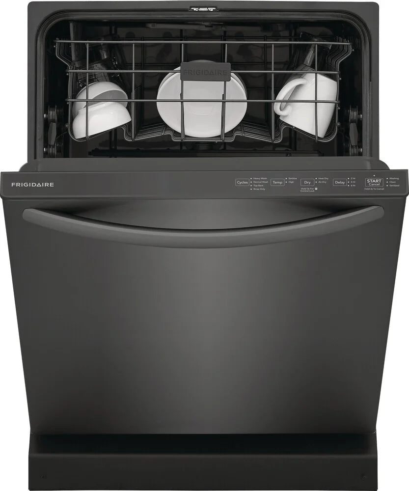 Frigidaire FDPH4316AD 24-Inch Built-In Dishwasher - Black Stainless Steel | Energy Star Certified | Quiet Operation | Perfect for Small to Medium Kitchens