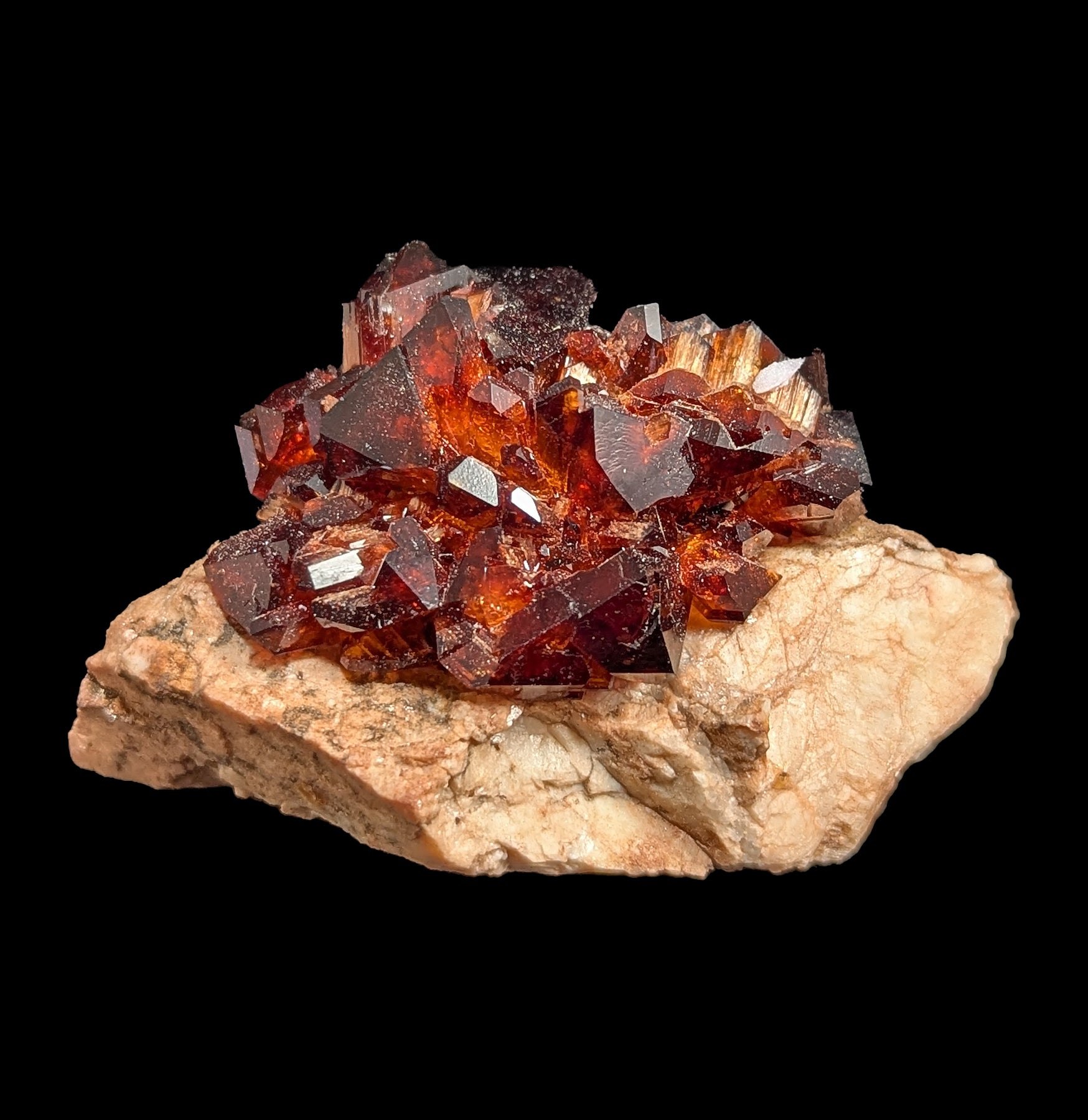 Arcanite Crystal on a Matrix - Healing Crystal Grid for Meditation, Energy Work & Spiritual Growth | Perfect for Reiki, Yoga & Home Decor