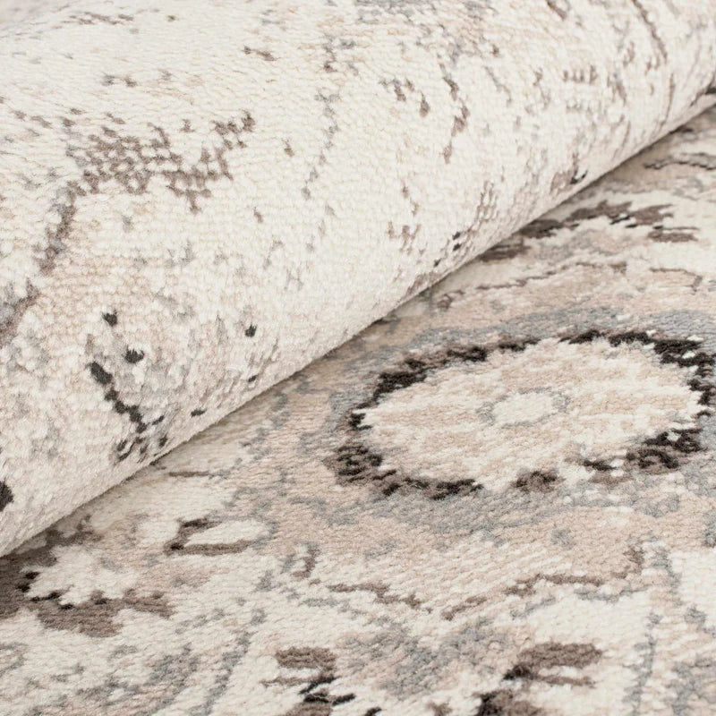 Stylish Nysa Floral Geometric Diamond Pattern Indoor Area Rug - Perfect for Living Room, Bedroom, and Home Decor